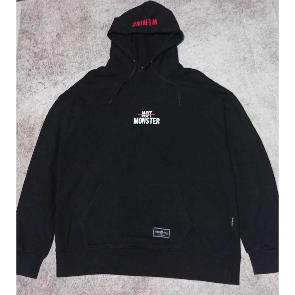 TENBLADE hoodie (back print) Size on tag L