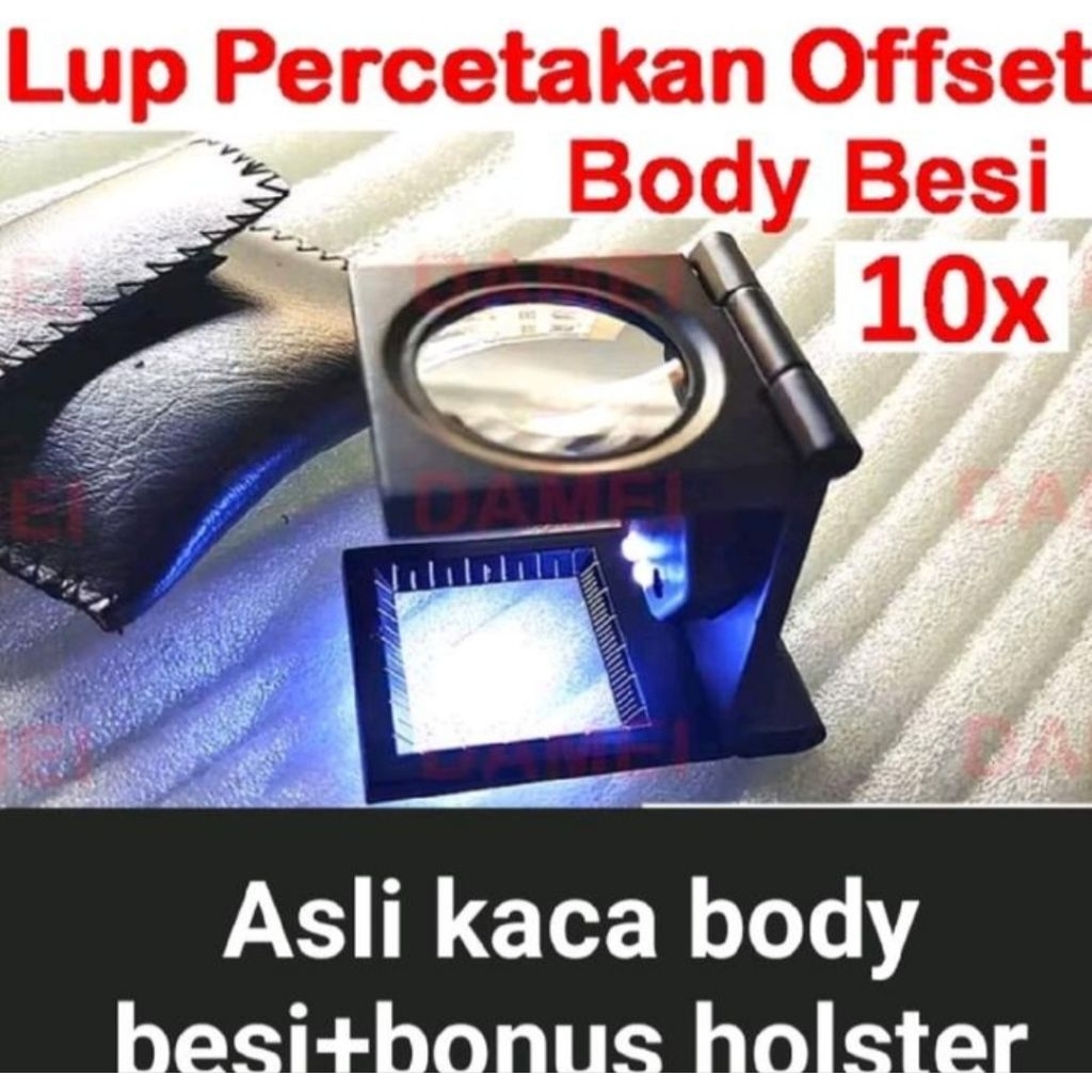 

kaca pembesar lipat Asli kaca 10x kaca pembesar printing texstil