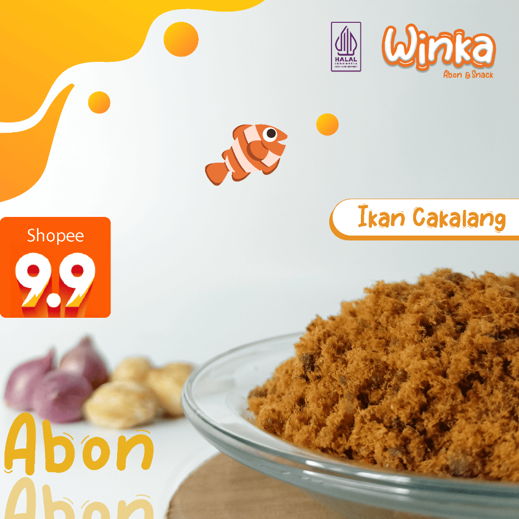 

Winka Abon IKAN Cakalang 100g Premium Original Non Pengawet Non MSG Tinggi Protein MPASI Anak