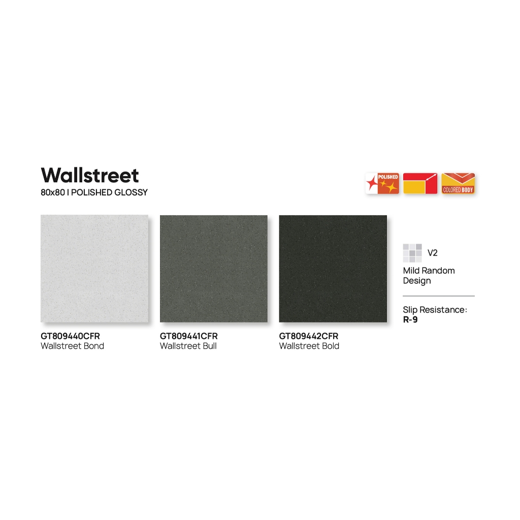 ROMAN GRANIT 80x80 Wallstreet