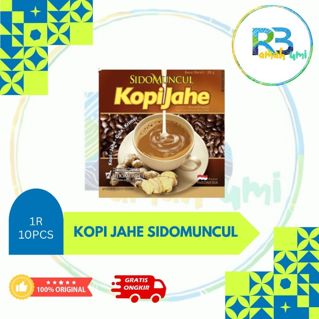 

Kopi Jahe Sidomuncul 1R / 10pcs