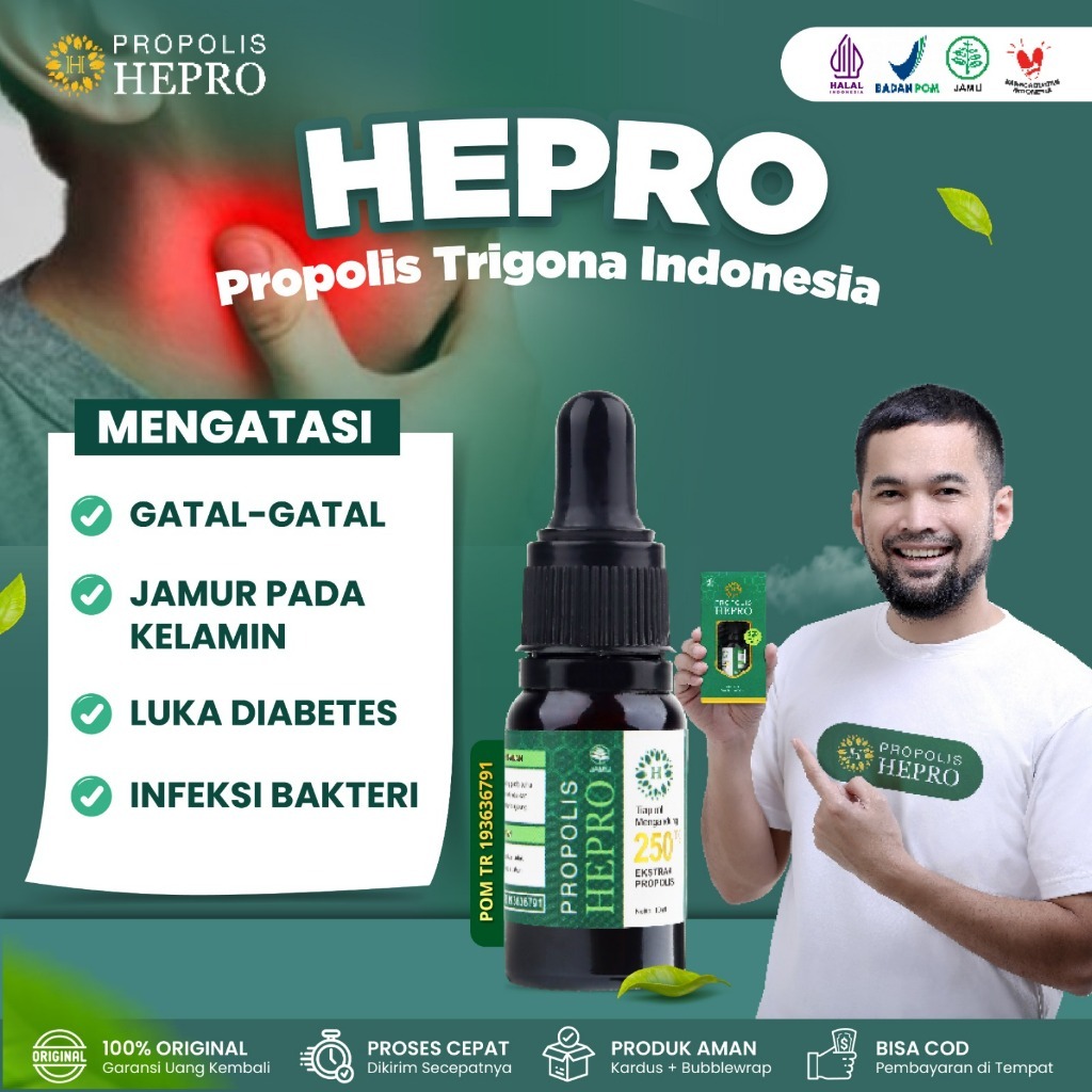 Propolis Hepro Asli Original Obat Batuk - Propolis Asli Original - Hepro Propolis Original 100% Asli