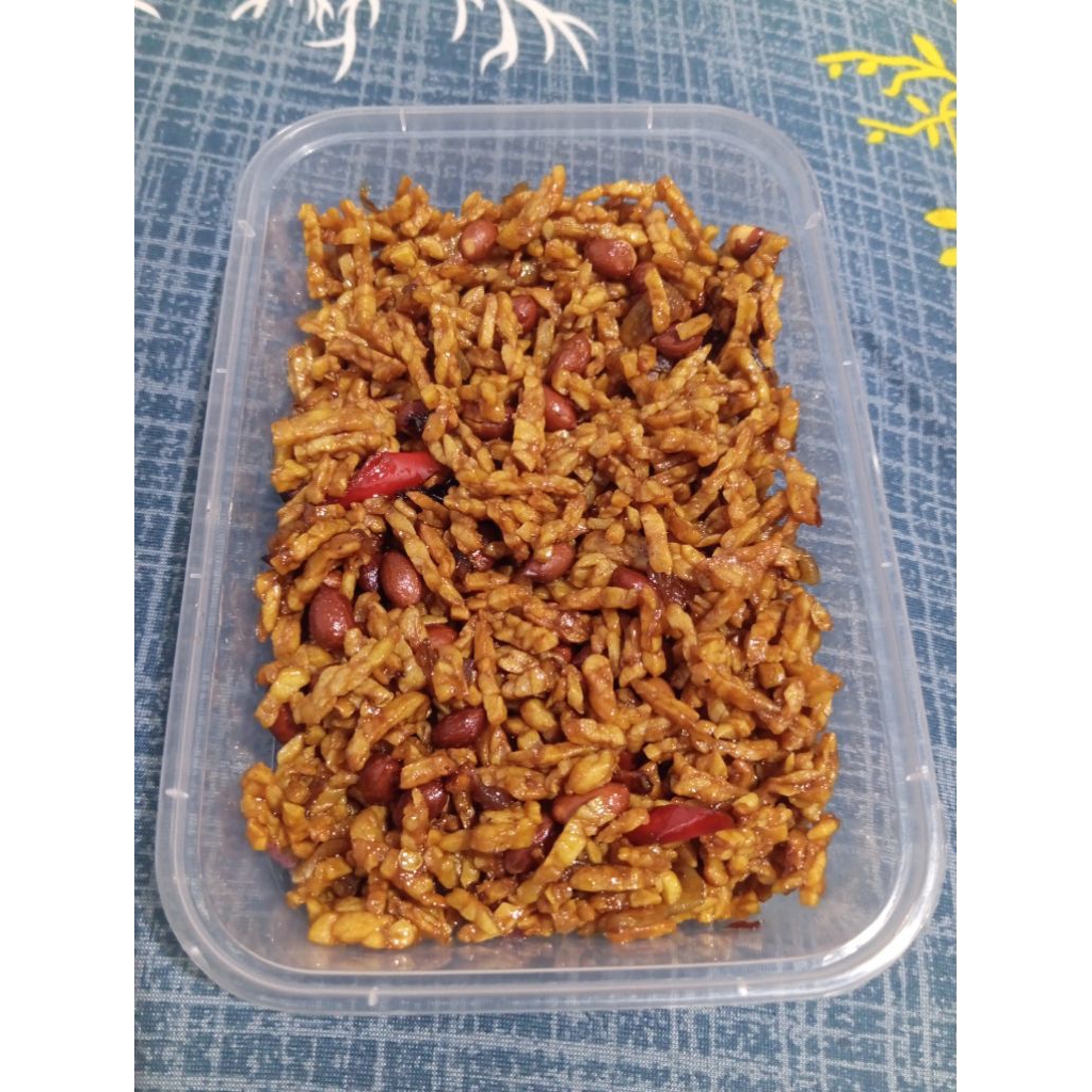 

Orek kering tempe kacang 250gr