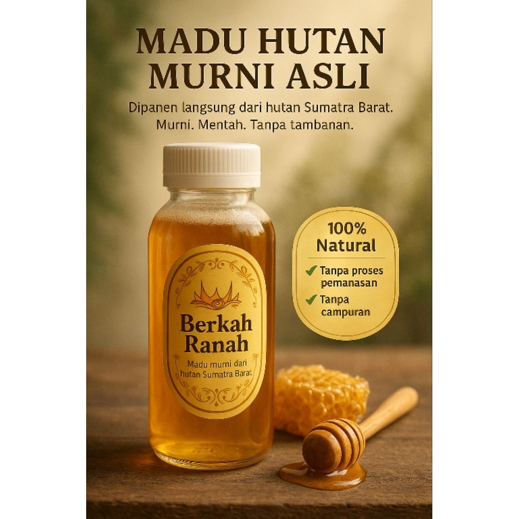 

Madu Hutan Murni Asli dari hutan sumatra barat