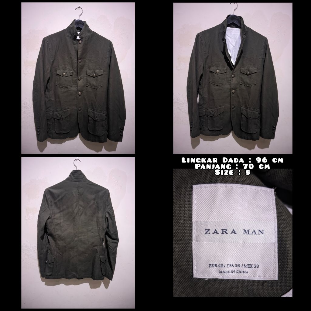 Jaket Parka Warna Hijau Army Second Original.