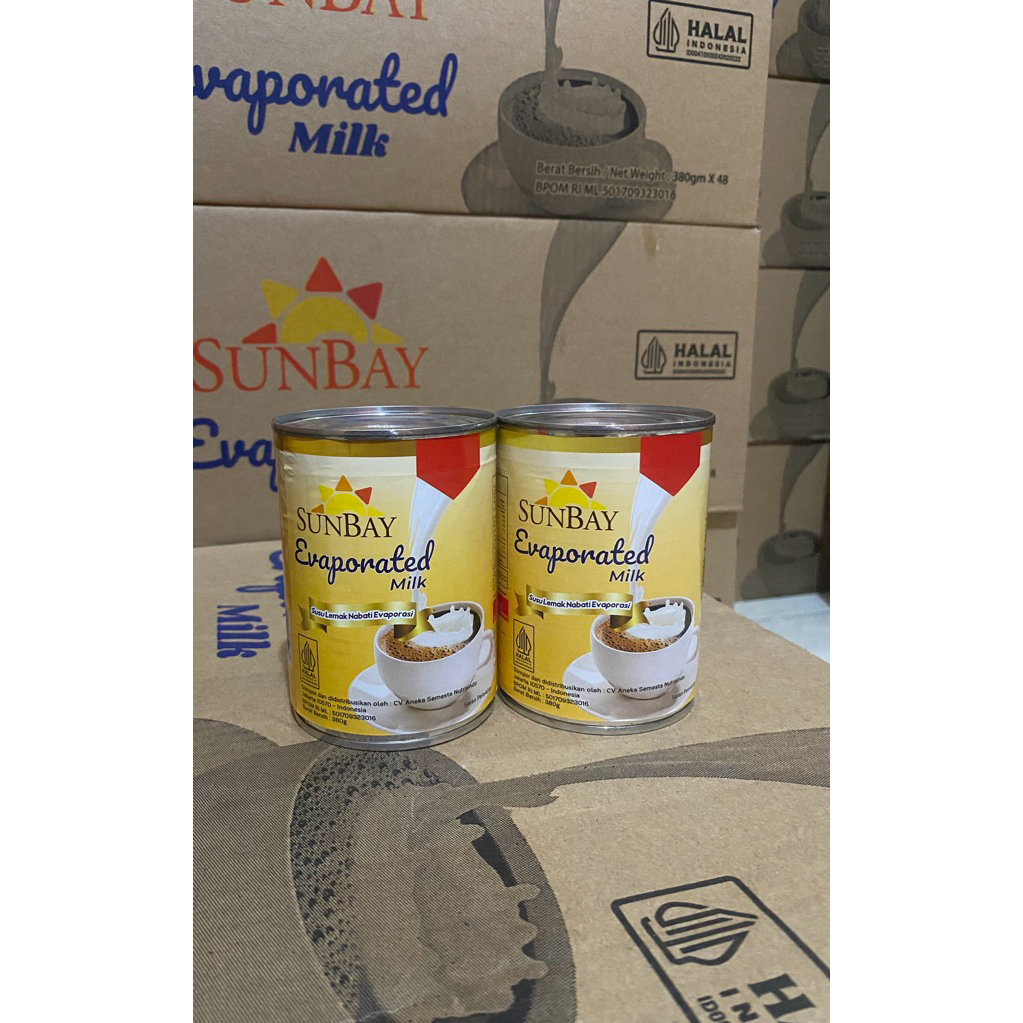 

Evaporated Milk Sunbay susu evaporasi