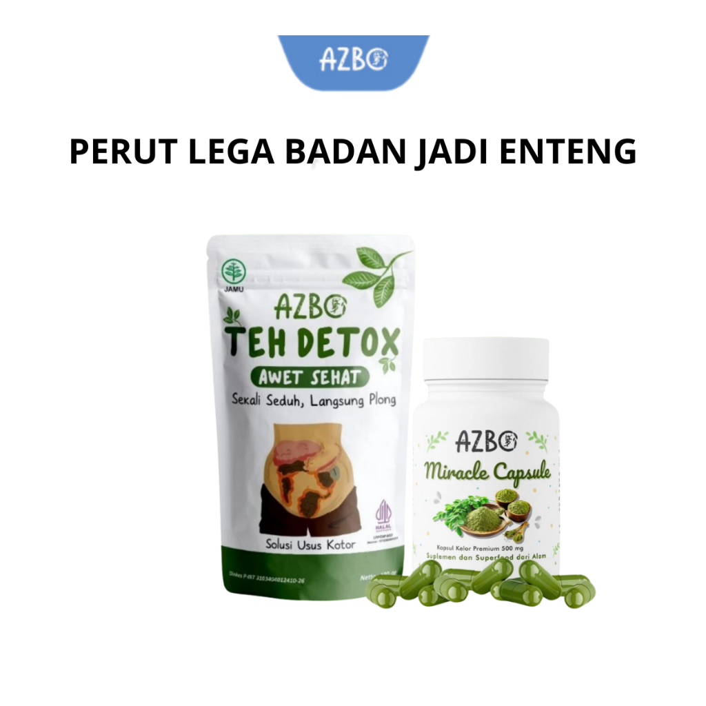 

AZBO - Teh Detox Miracle Capsule 130 Gram dan 40 Kapsul