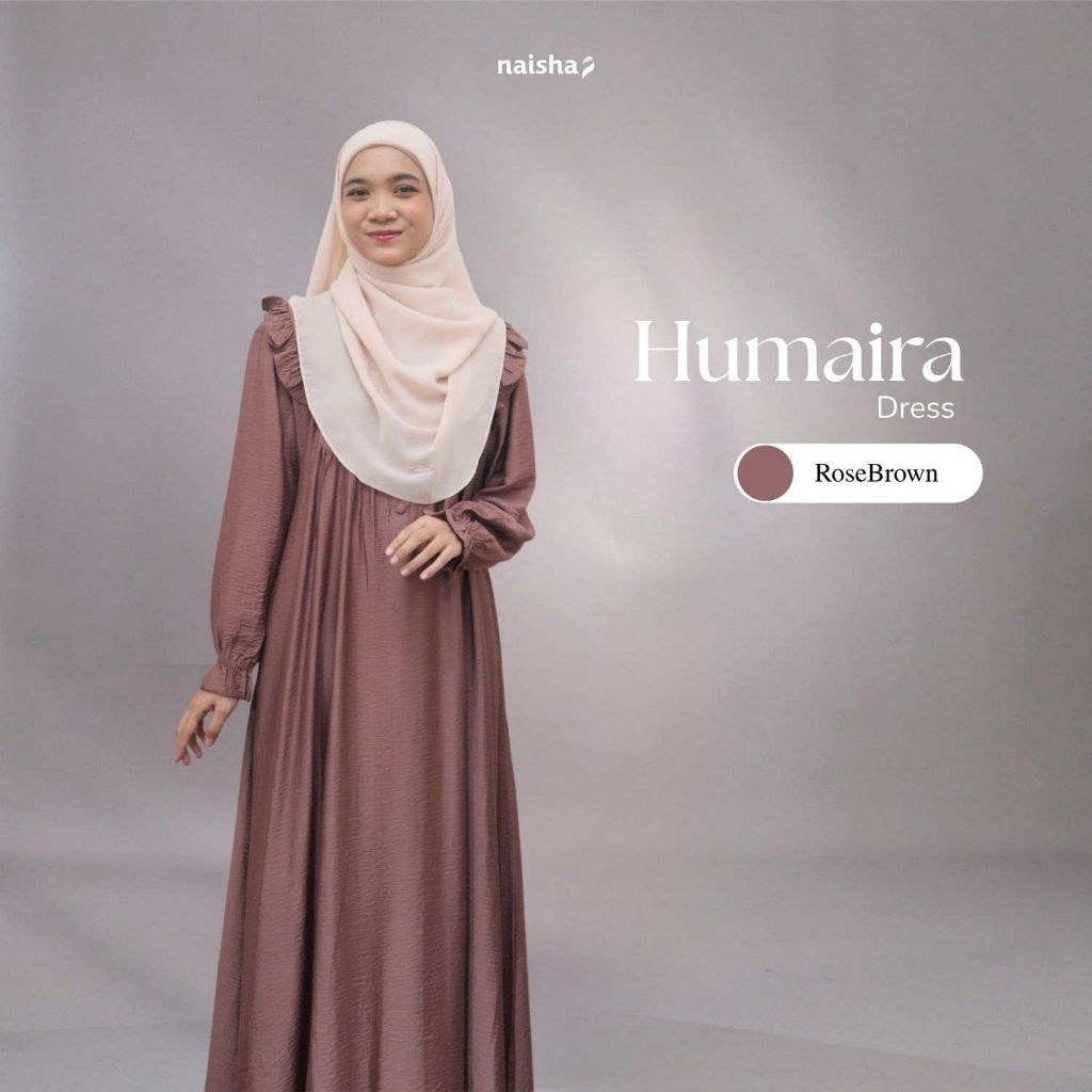 GAMIS DRESS HUMAYRA PREMIUM POLOS CANTIK MODIS ORIGINAL