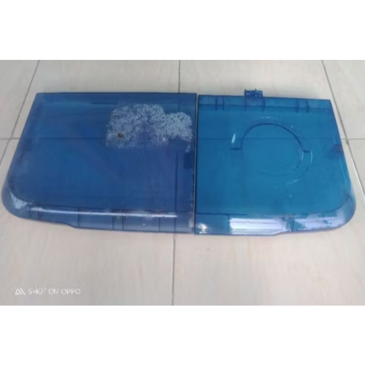 TUTUP COVER MESIN CUCI SANYO/AQUA 2 TABUNG ORIGINAL COPOTAN