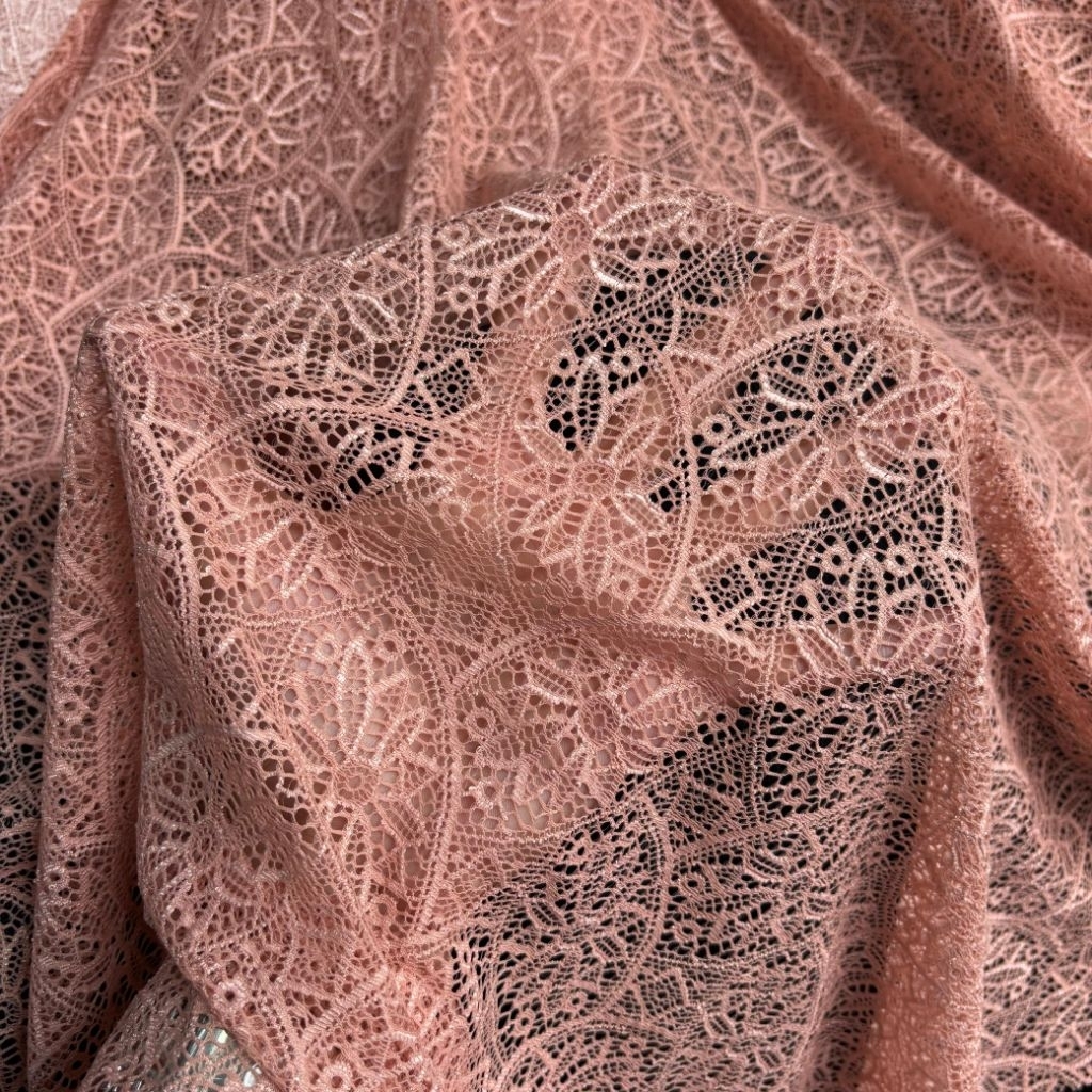 kain brokat lace street - Harga/0,5m - kain brokat meteran - kain brokat tulang | kain brokat import