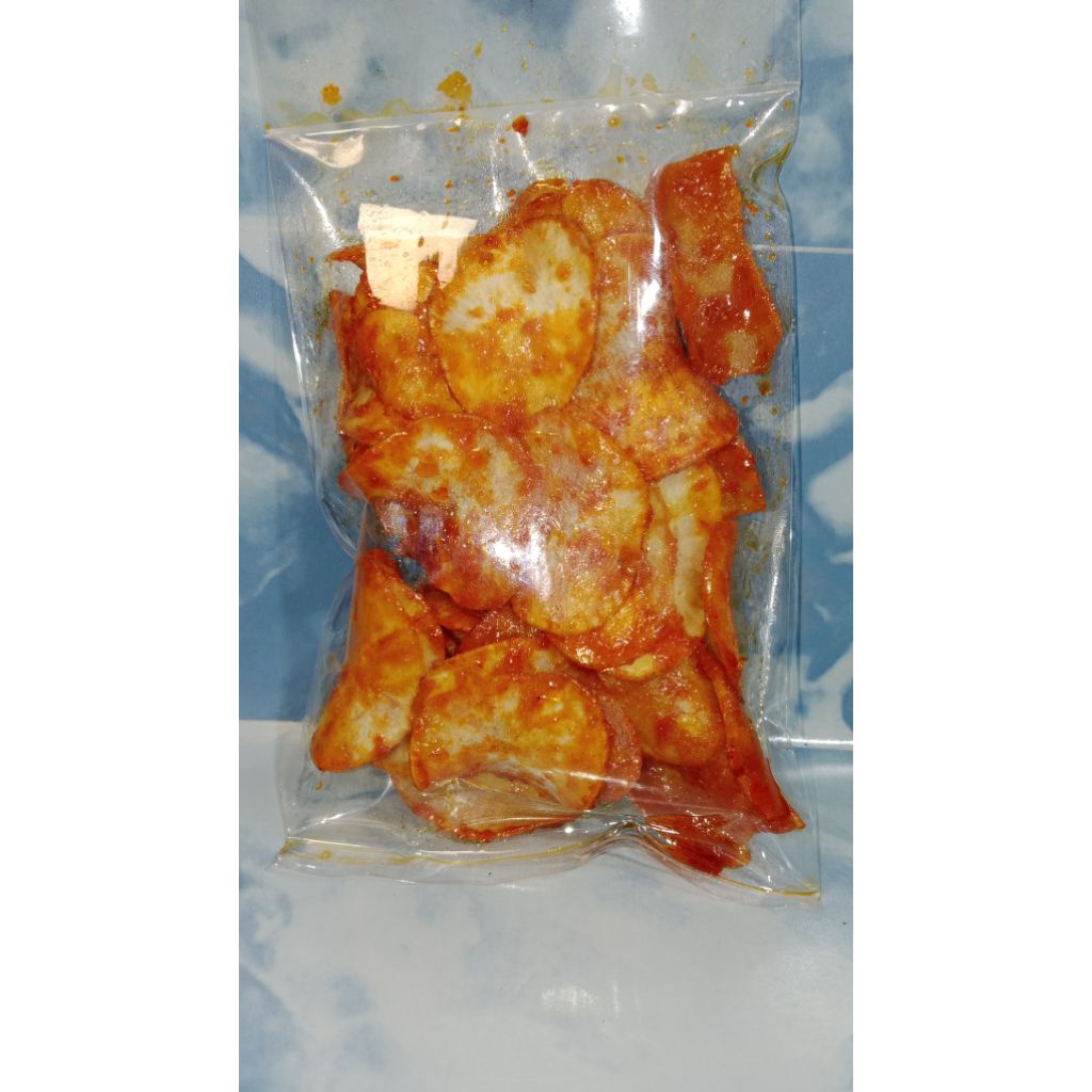 

Keripik balado padang bulat berat 250gr