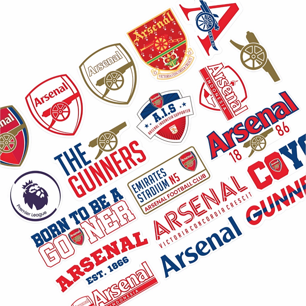 

STICKER PACK ARSENAL ISI 19PCS - PREMIUM STICKER - WATERPROOF - VINYL STICKER