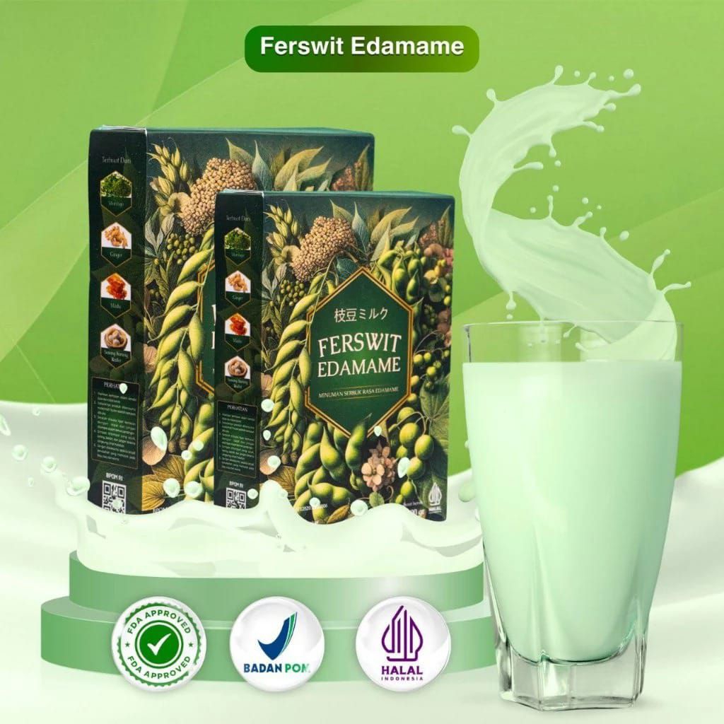

Ferswit Susu Edamame Bubuk Premium Jepang Atasi Nyeri Sendi Asam Urat Kolesterol