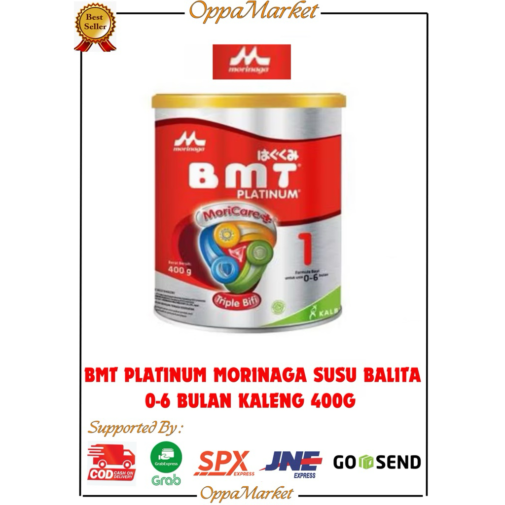 BMT PLATINUM Morinaga Susu Balita 0-6 Bulan Kaleng 400G