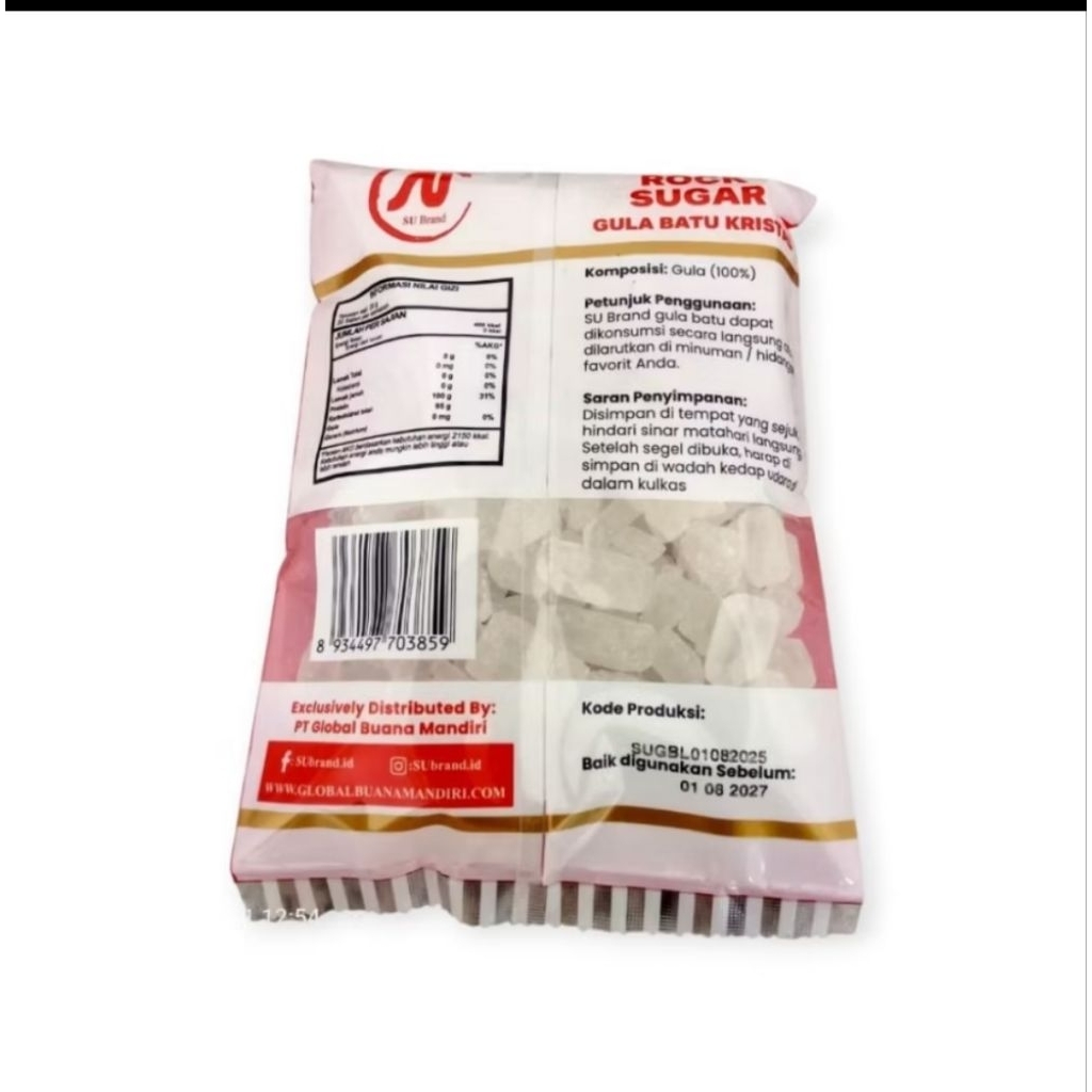 

gula batu 1pack 400gr