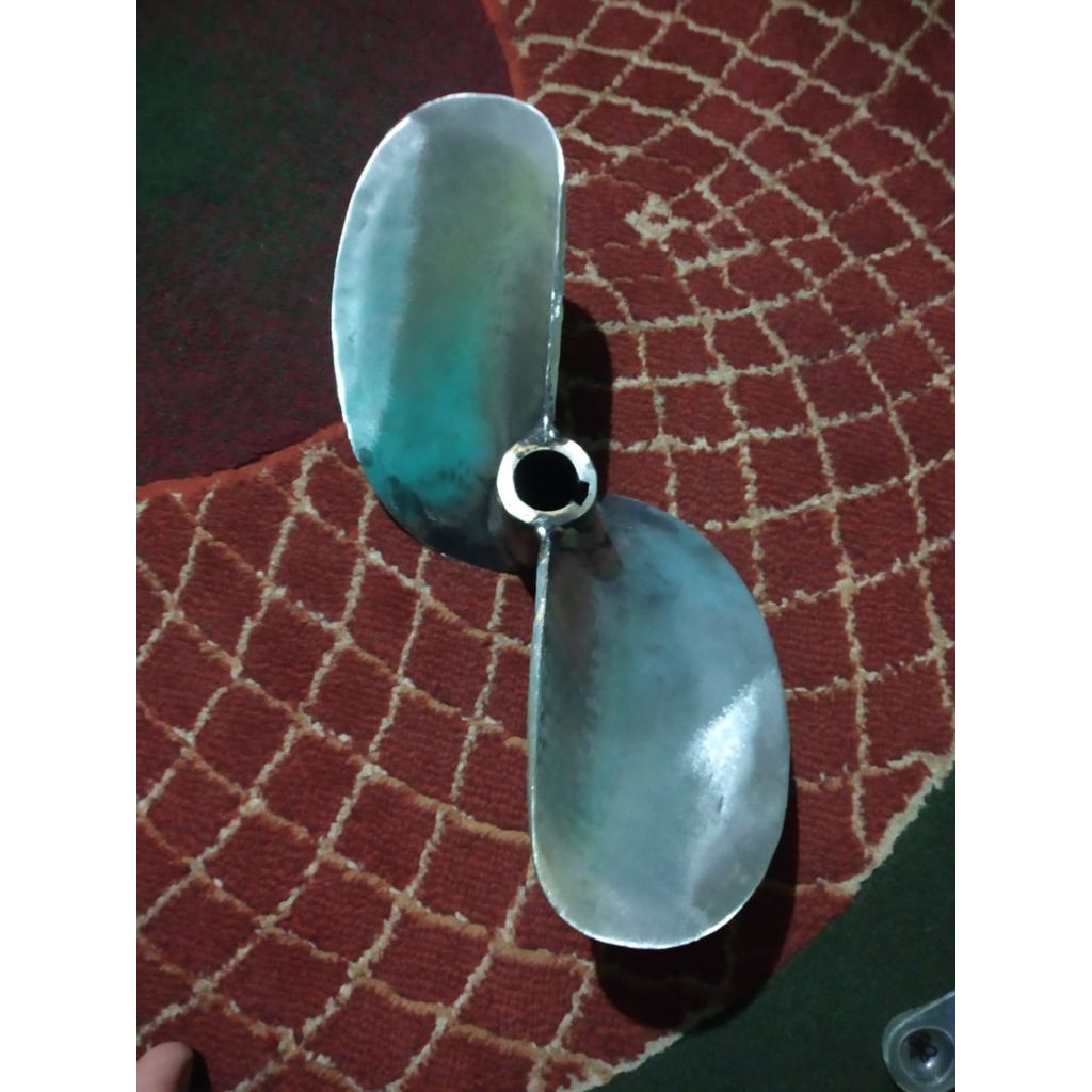 baling-baling kipas roda perahu mesin mobil pake SPI bahan stainles anti karat