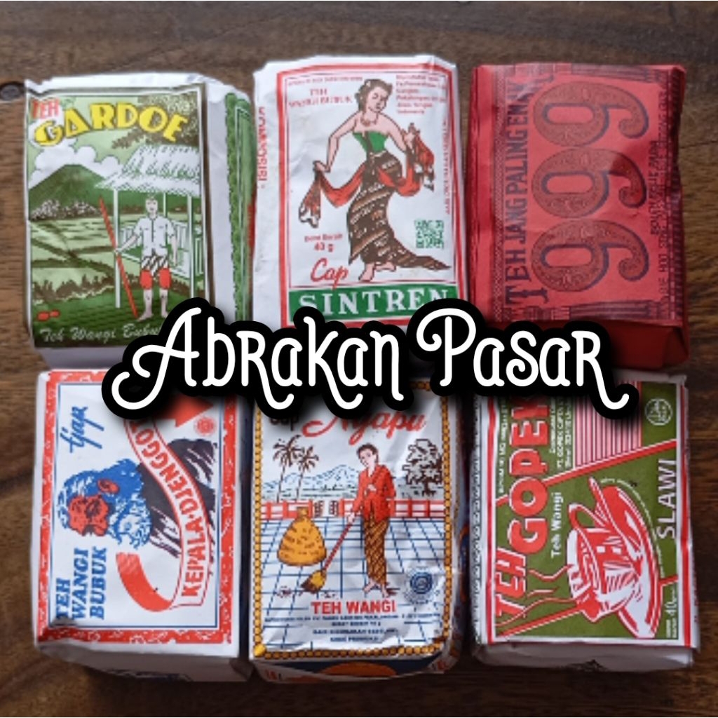 

Teh Racikan Khas Wedangan Solo (6 macam) [Kepala Djenggot, Gardoe Hijau, 999, Gopek, Sintren, Nyapu]