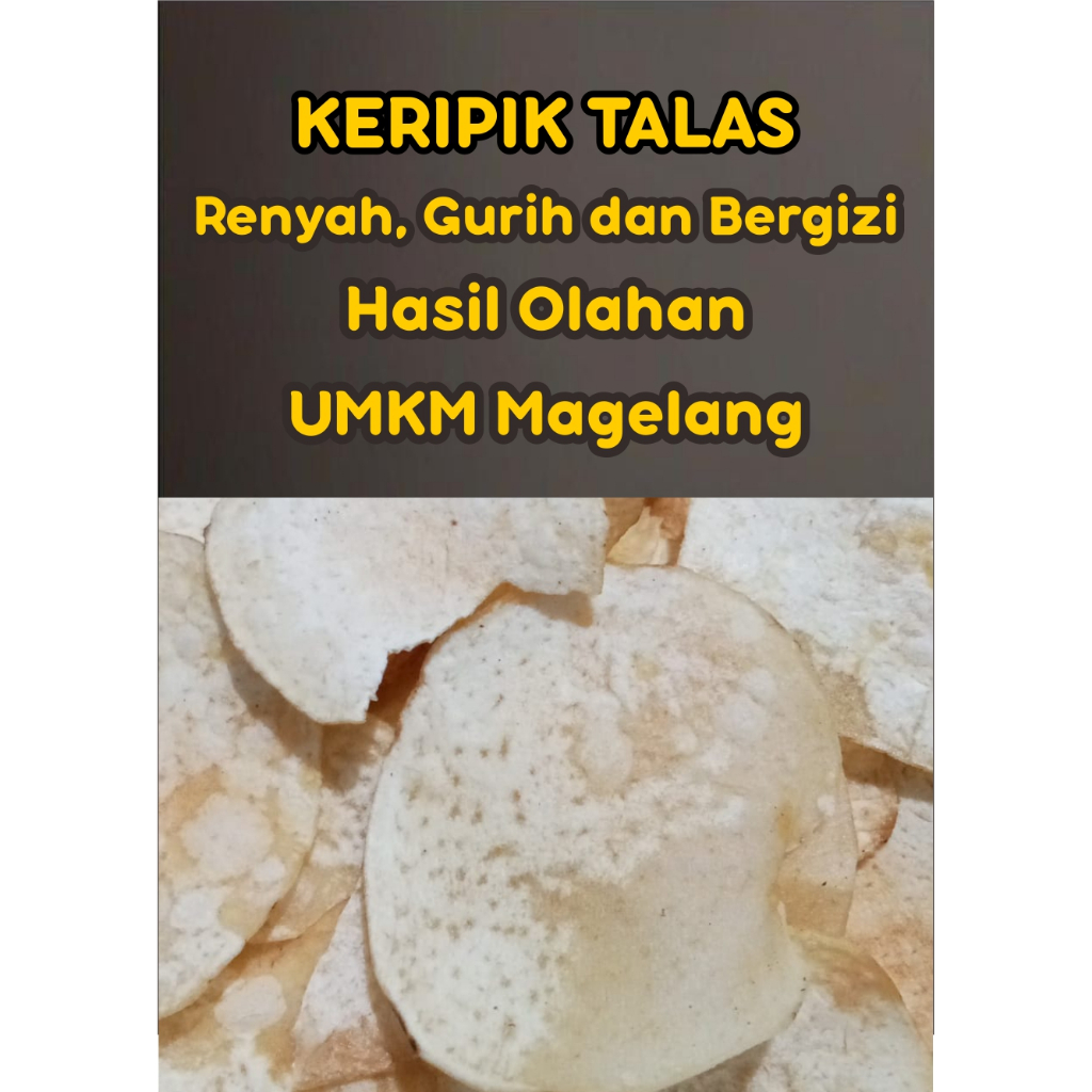 

Keripik Talas Renyah 100 Gram – Snack Enak Gurih Murah Rp 7.000
