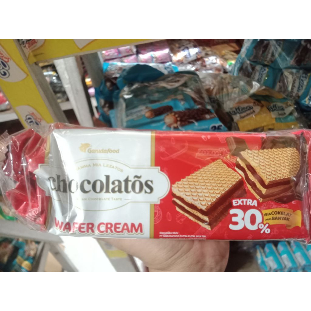 

Chocolatos Wafer Cream isi 10pcs