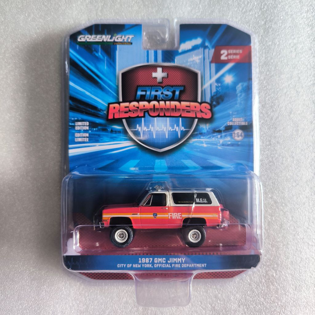GREENLIGHT FIRST RESPONDERS SERIES 2 - 1987 GMC JIMMY MEDICAL EQUIPMENT UNIT - FDNY
