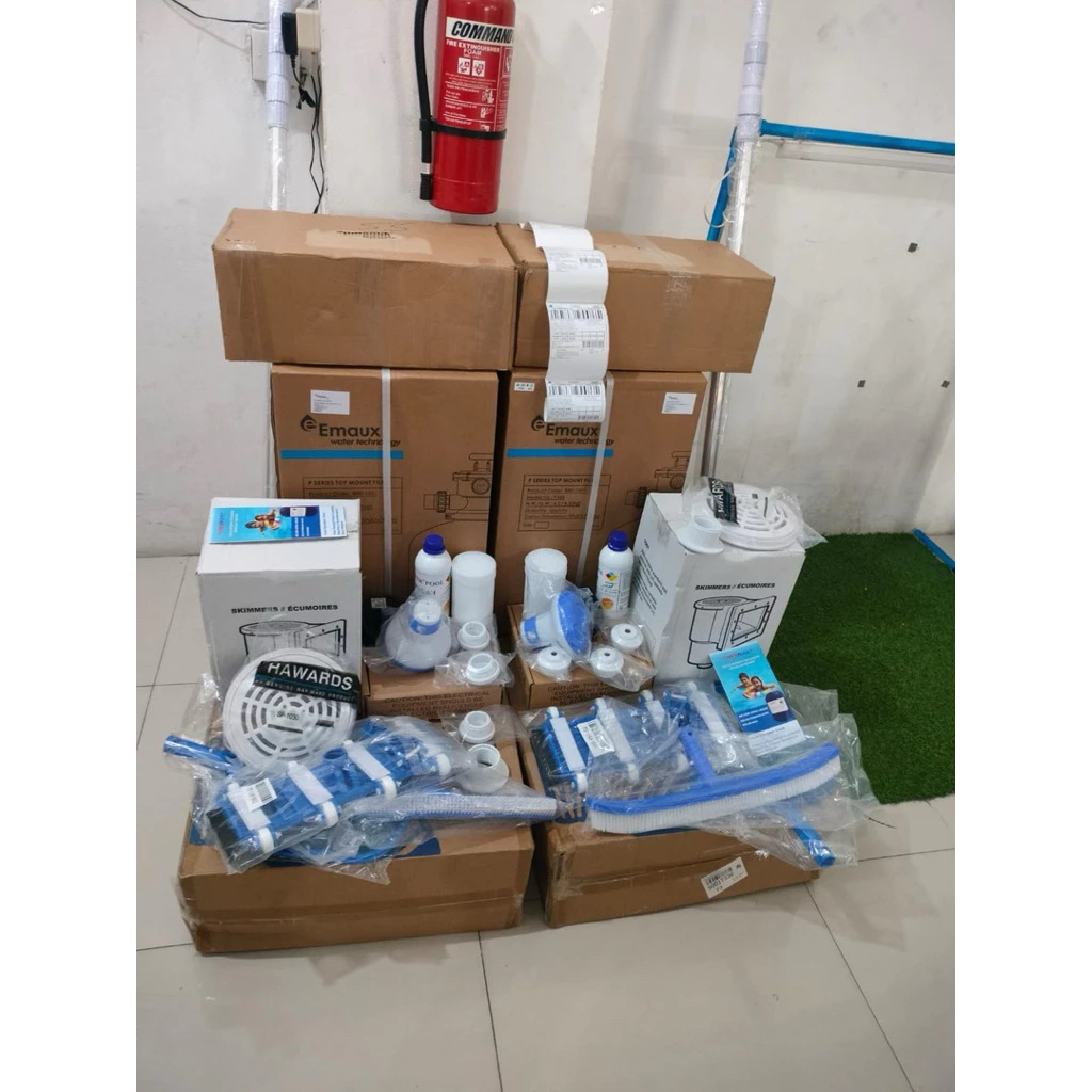 Pompa Kolam Renang Lengkap Paket Filter Vacum Pompa Kolam Renang