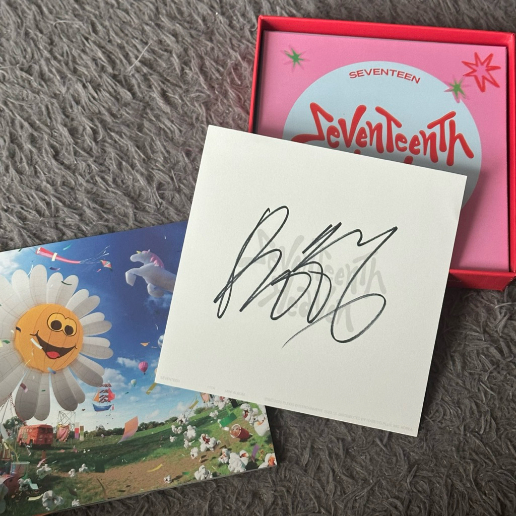 [READY STOCK] SIGNED OFFICIAL BASAH SEVENTEEN HEAVEN SEUNGKWAN UNSEALED
