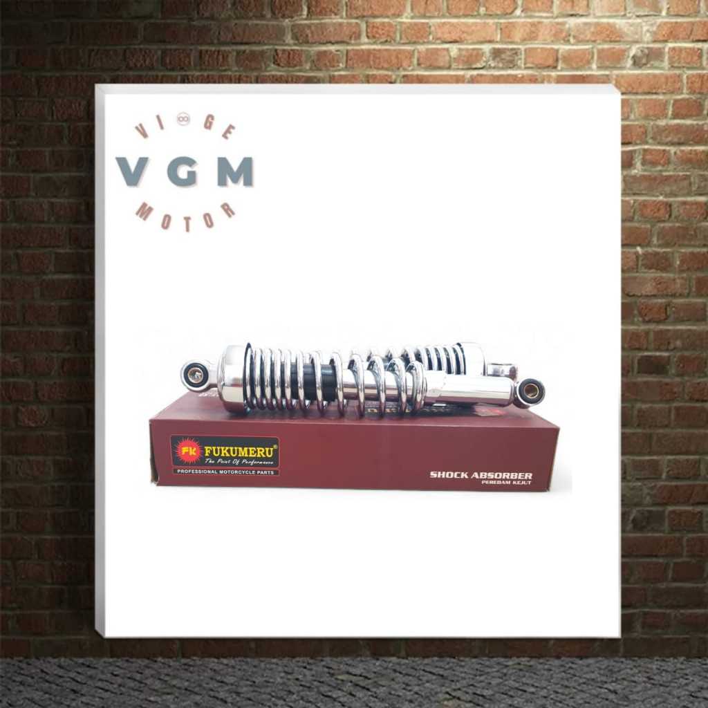 (VGM) FUKUMERU Shock Belakang RX King New / YT 115 Chrome FY-3KA-F2210-50 || Shock Breaker Belakang