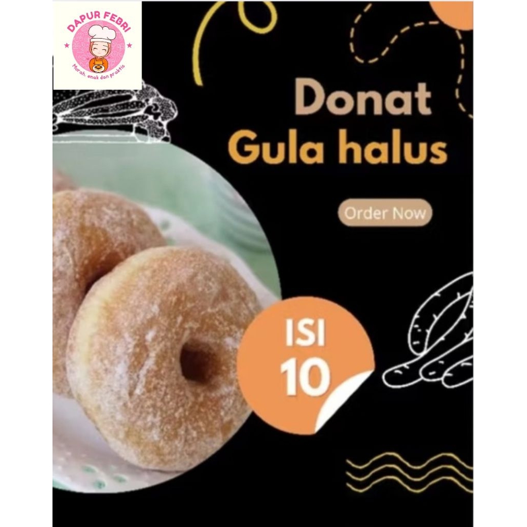 

Donat gula halus frozen food enak praktis murah