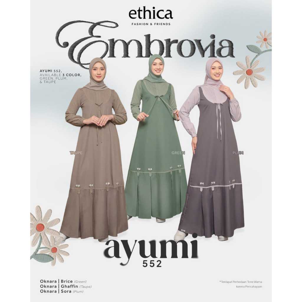 ETHICA AYUMI EMBROVIA 552 & 553 GAMIS