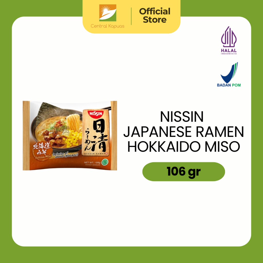 

NISSIN Japanese Ramen Hokkaido Miso 106gr