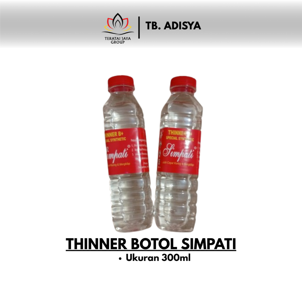 Thinner Botol SIMPATI 300ml/THINER CAT