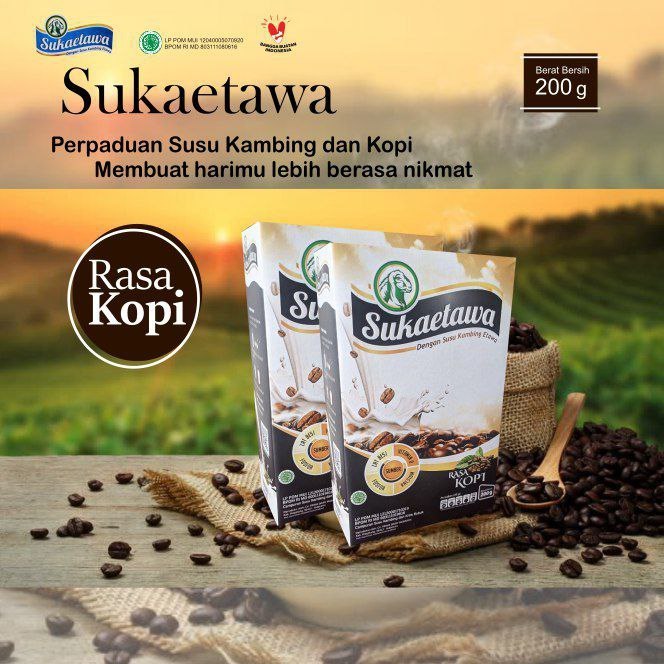 

Sukaetawa Suka Etawa Susu Kambing Etawa Rasa Kopi 200g – Kaya Kalsium Fosfor Vitamin D dan Zat Besi