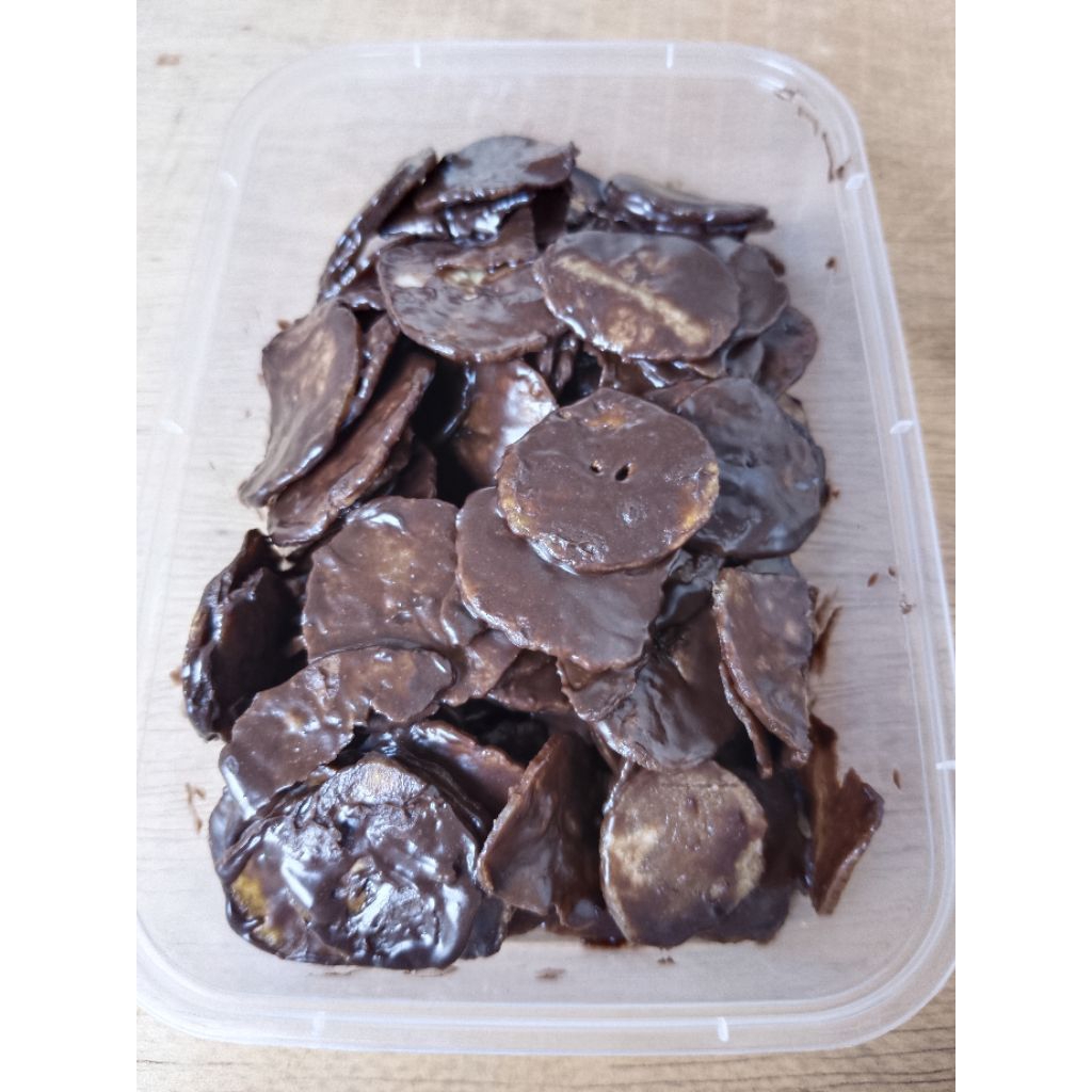 Pikcau Lumer by Kriuk Snack keripik pisang rasa Coklat / cemilan bandung