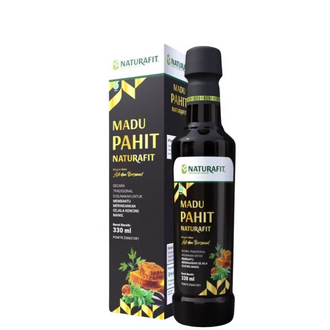 

MADU HITAM PAHIT NATURAFIT 330ML