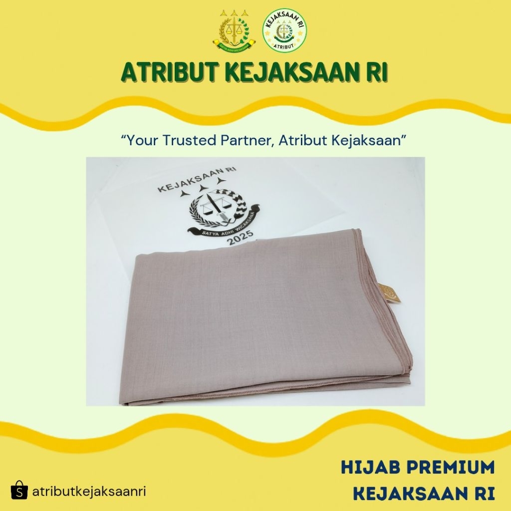 ATRIBUT KEJAKSAAN RI - HIJAB PREMIUM KEJAKSAAN RI