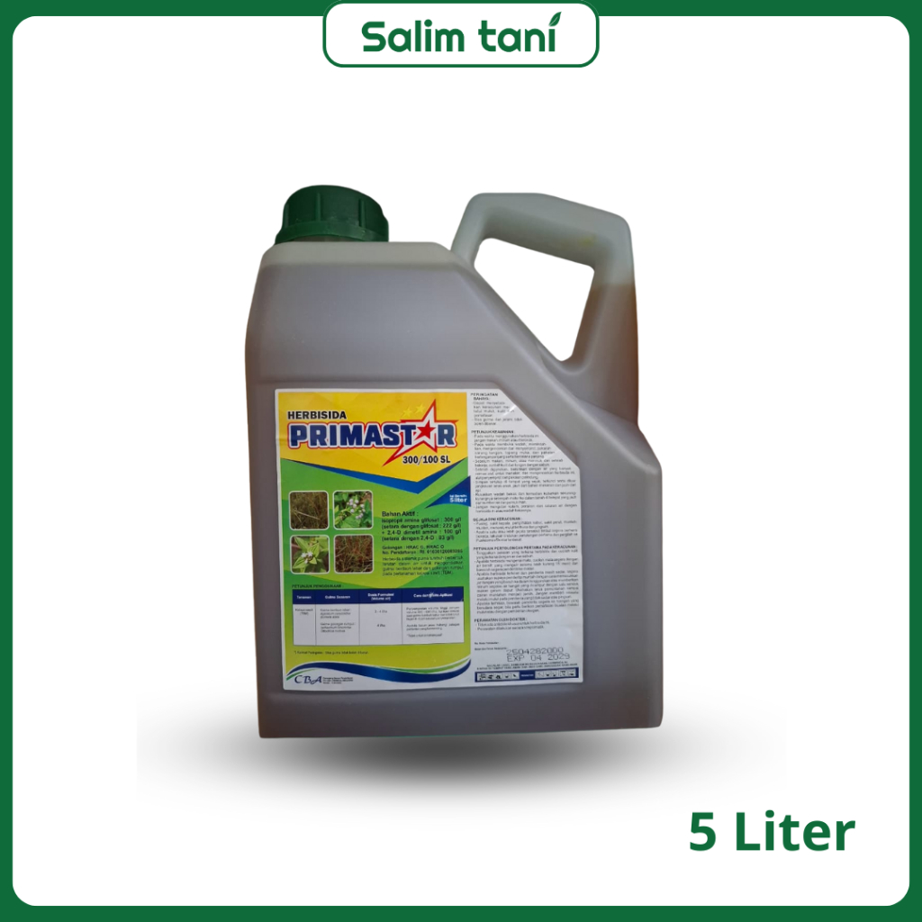 Herbisida PRIMASTAR 5 Liter - Racun Rumput Double Bahan Aktif