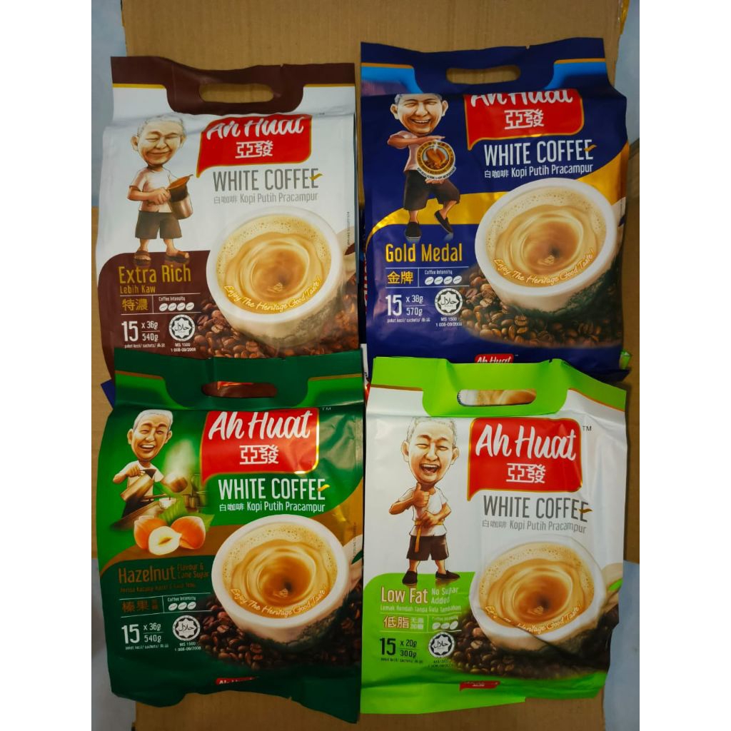

Ah huat white coffee all varian