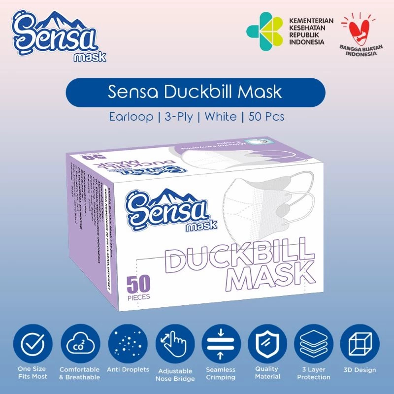 MASKER DUCKBILL SENSA EARLOOP