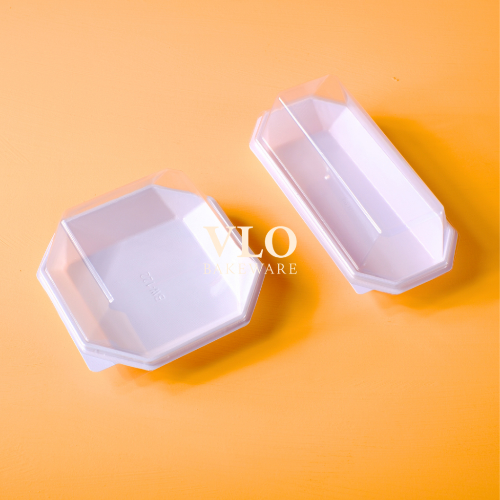 

[1 SET ISI 10 PCS] Kotak kue burger sandwich | kotak kue bento tutup mika | dessert box