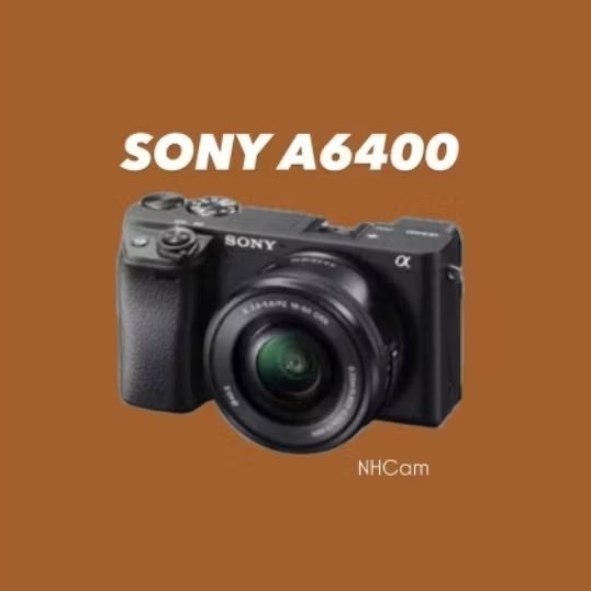 SONY A6400 BODY ONLY + BODY LENS SECOND