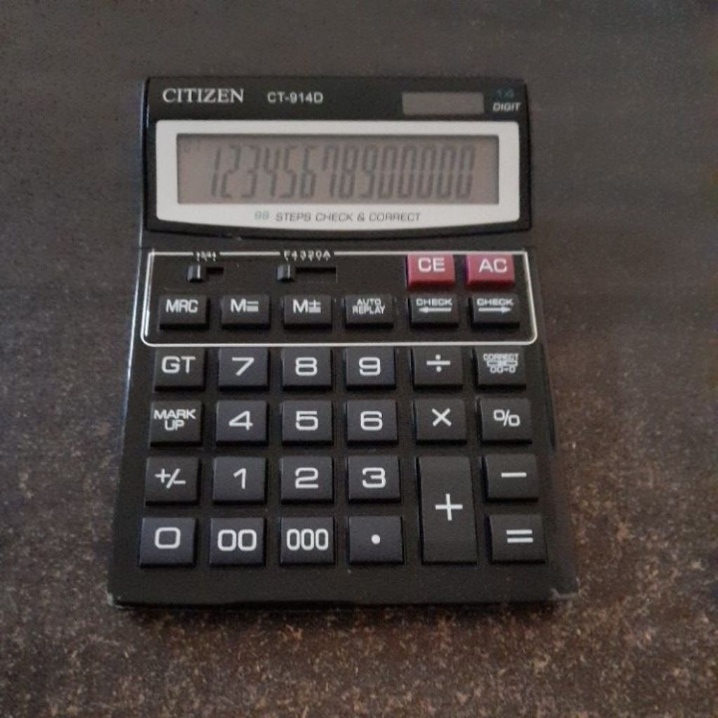 

Kalkulator Citizen CT 914D