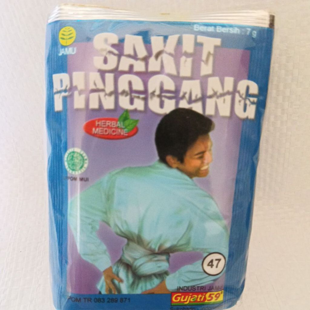 

Jamu Gujati SAKIT PINGGANG isi 10 bungkus