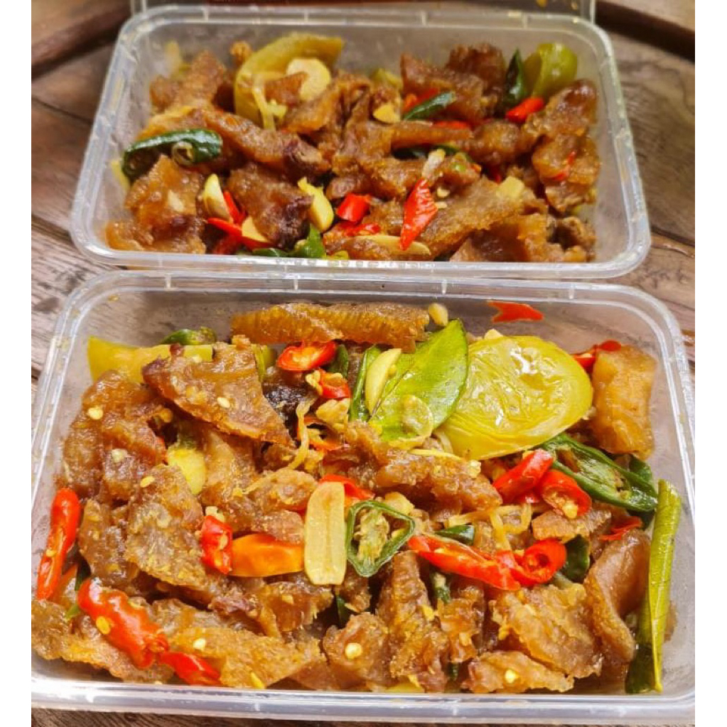 

Tumis Kikil Pedas Frozen 200gr - Siap Saji