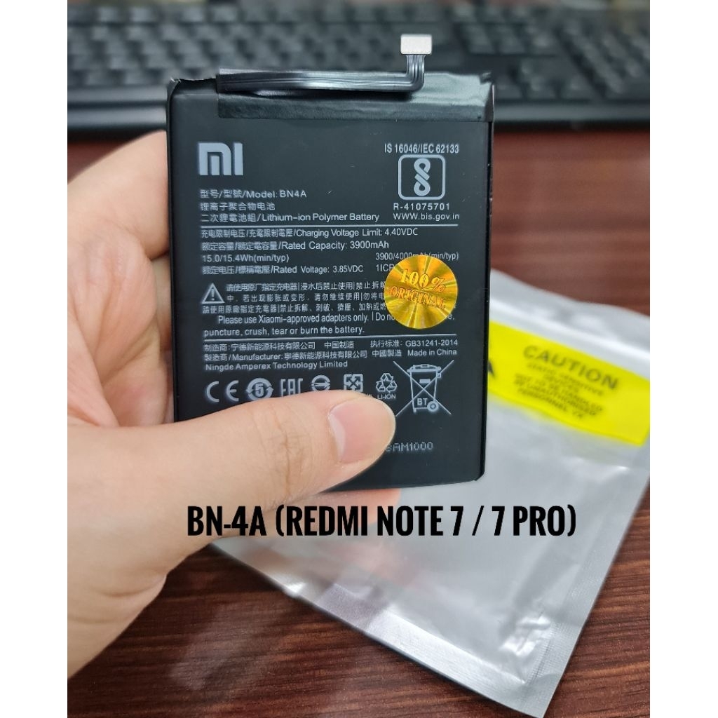 BATERAI REDMI NOTE 7 / 7 PRO / BN-4A / BATERRY BATRE REDMI NOTE 7 / BN4A BN 4A
