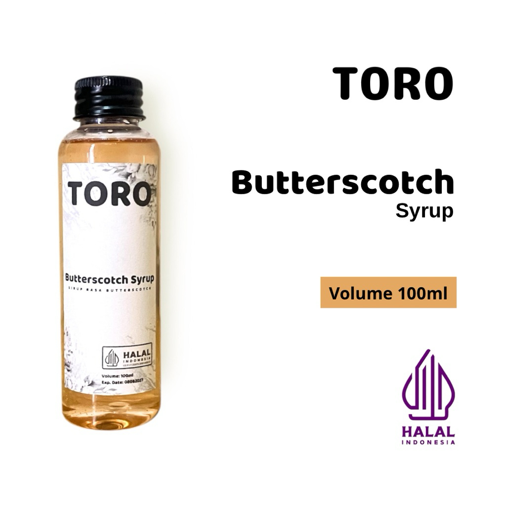 

Butterscotch Syrup 100ml | Sirup Rasa Butterscotch 100ml