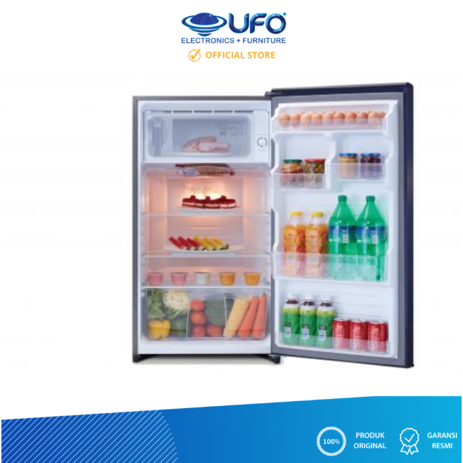 Sharp Kulkas 1 Pintu Kirei Series 166 Liter SJN182DAB