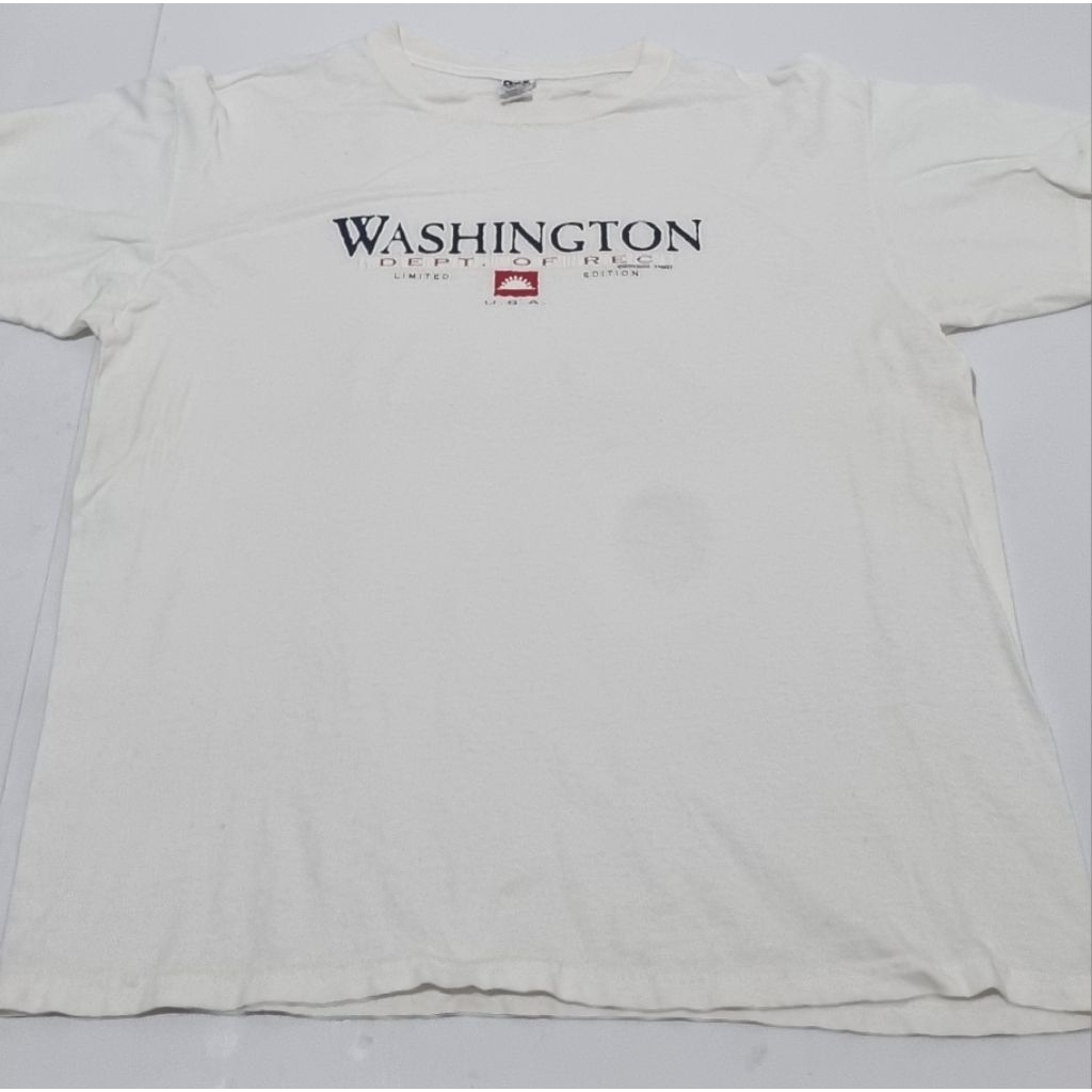 Kaos art Washington tag Anvil blue