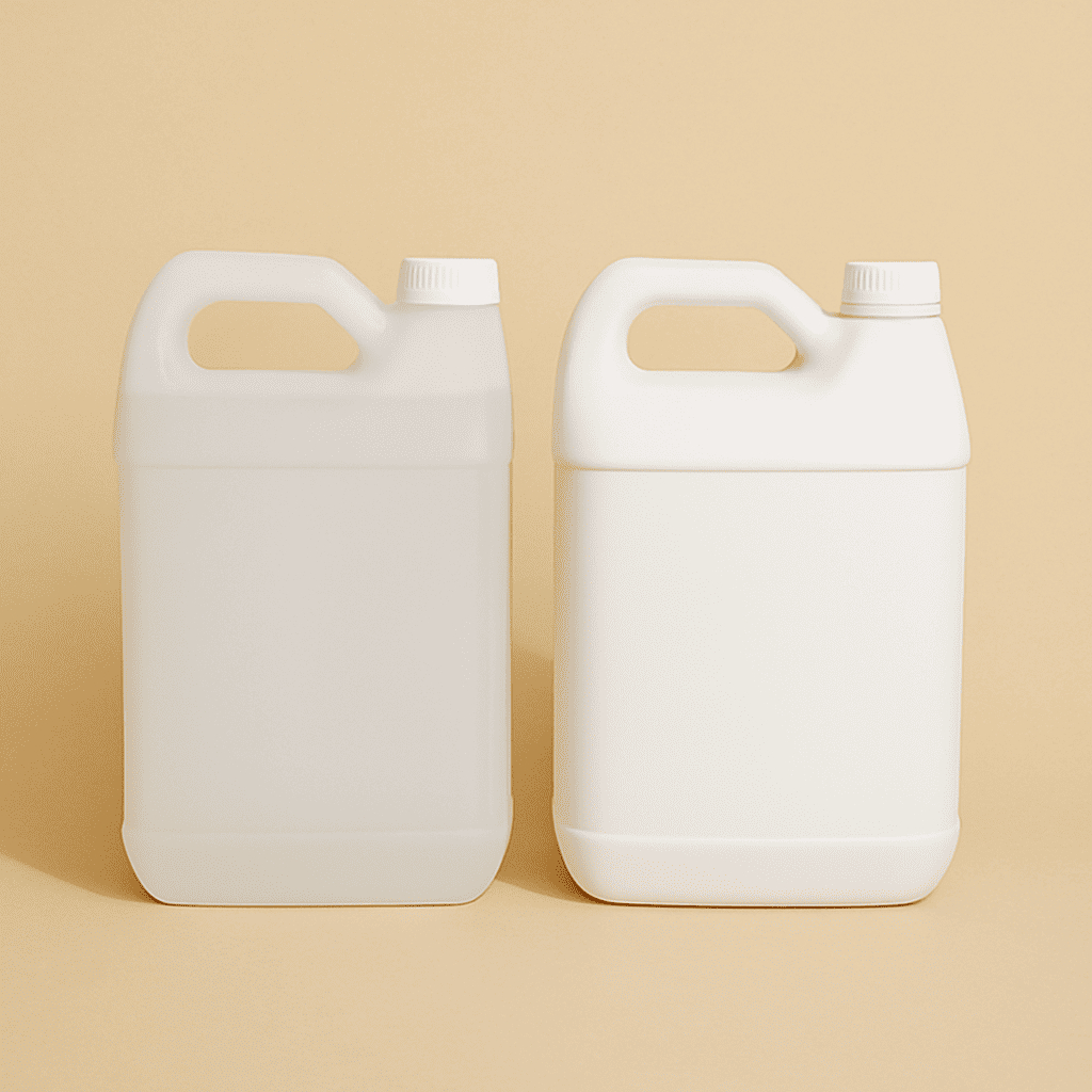 Jerigen 5 Liter Plastik Putih Susu/Naturlal Wadah Kosong