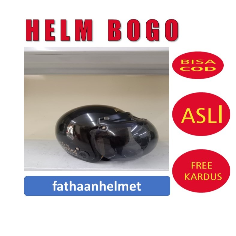 Helm Half Face Bogo KBR Classic Retro Dewasa SNI Helm Bogo Pria dan Wanita SANGAT BAGUS