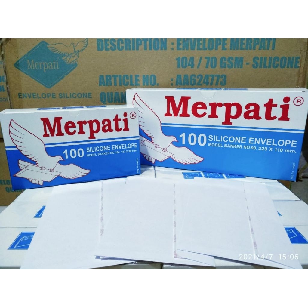 

Amplop Merpati Tanggung 1pack & 5 pack